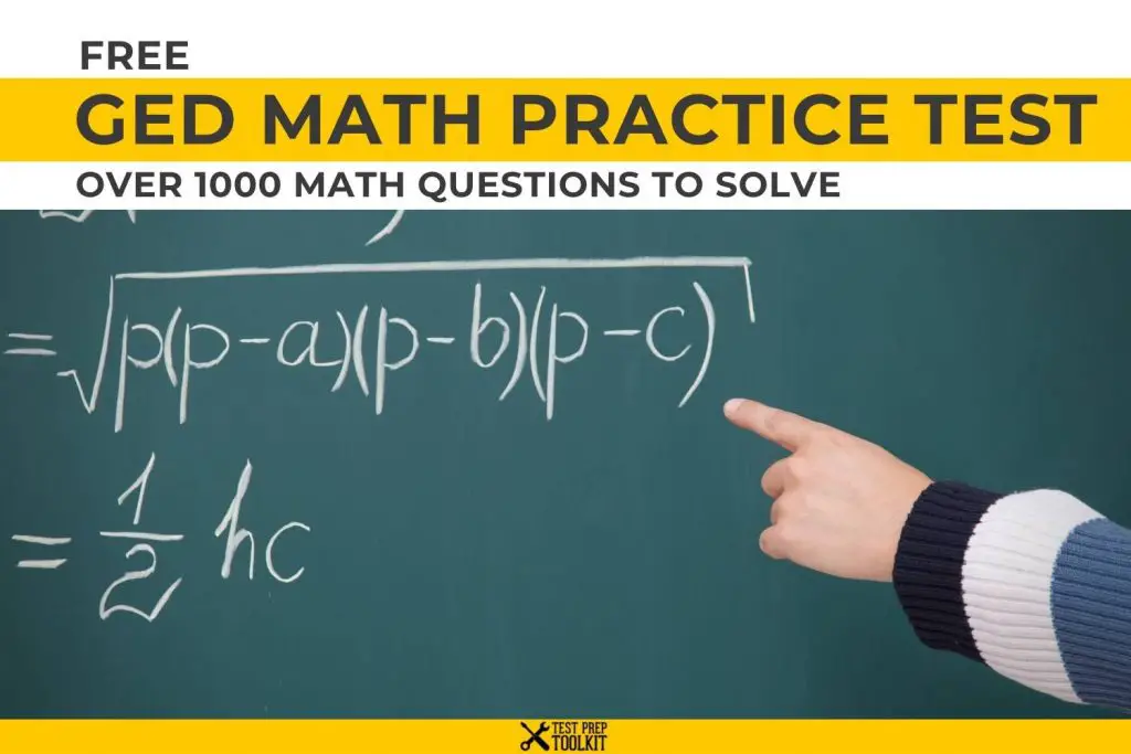 ged math practice questions printable