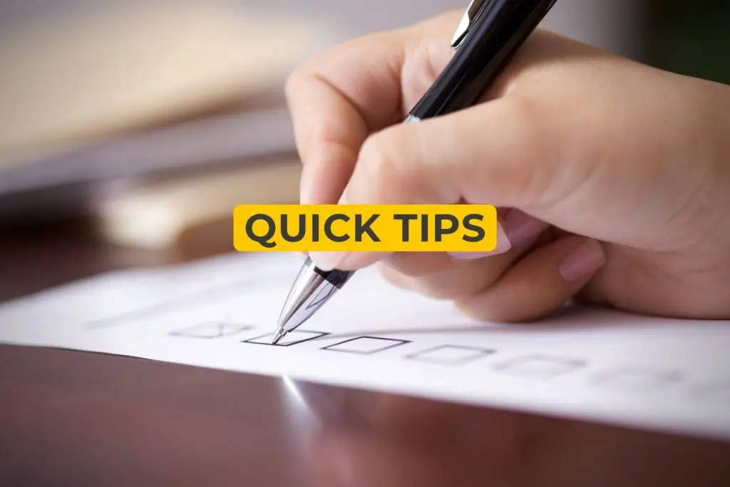 quick tips