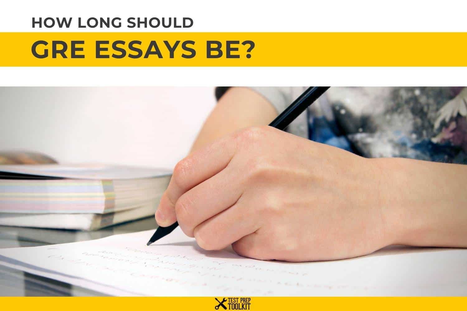 how long should my gre essay be